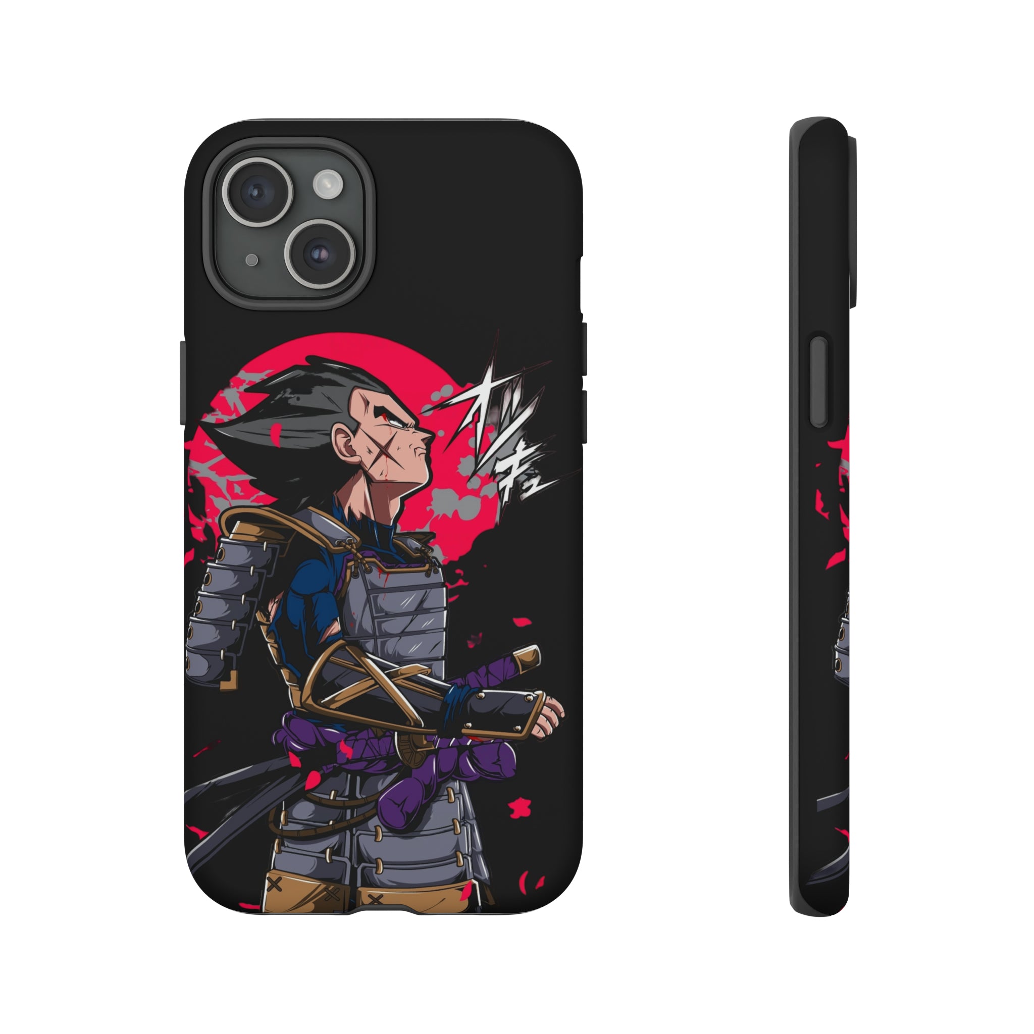 Samurai Vegeta Tough Phone Cases - OtakuSuppliers Samurai Vegeta Tough Phone Cases iPhone 15 Plus / Matte