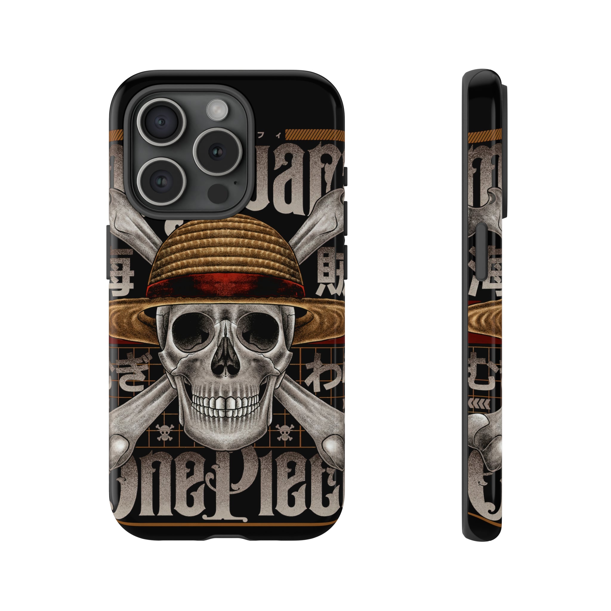 Mugiwara One Piece Tough Phone Cases - OtakuSuppliers Mugiwara One Piece Tough Phone Cases iPhone 15 Pro / Glossy