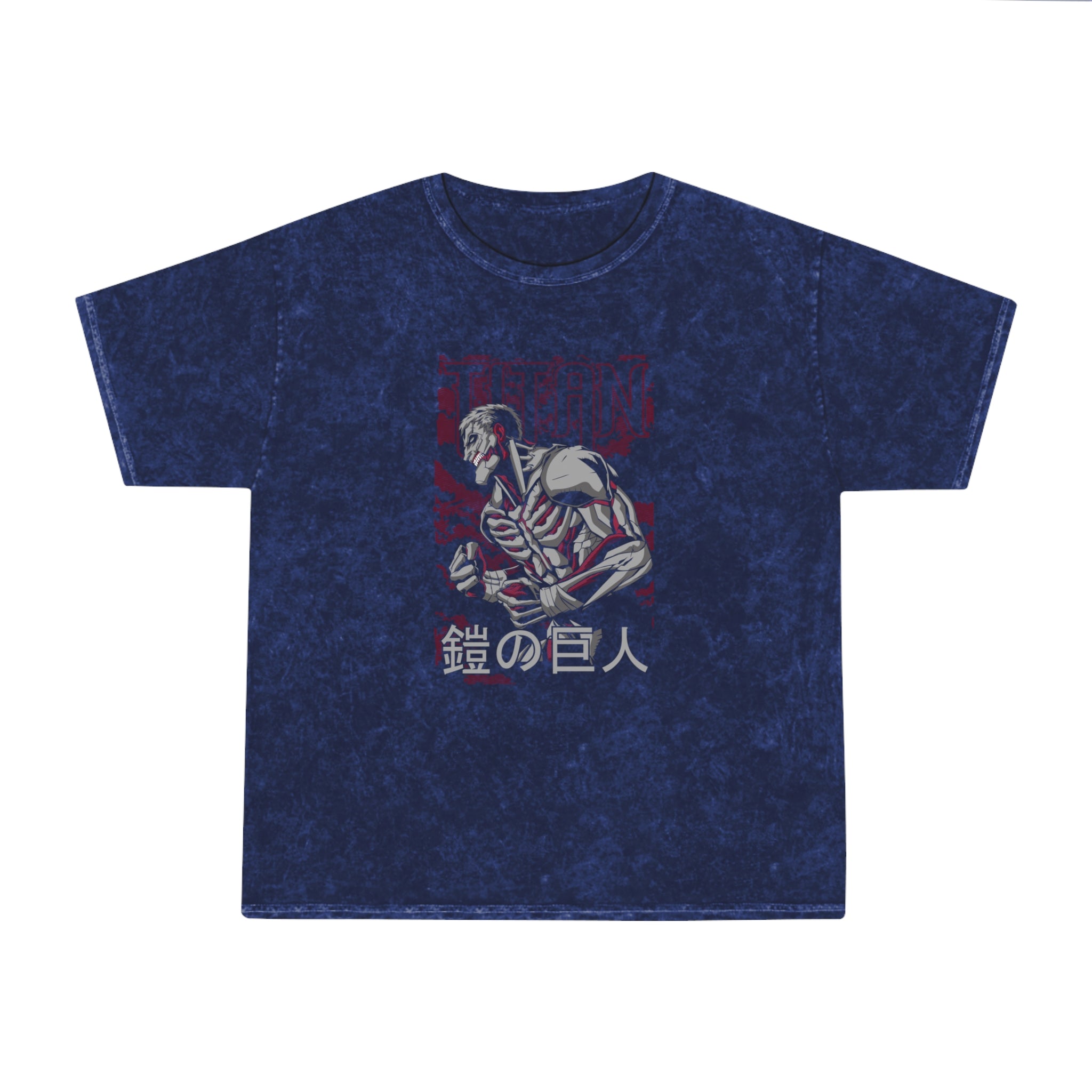Attack on Titan Armored Titan Mineral Wash T-Shirt - OtakuSuppliers Attack on Titan Armored Titan Mineral Wash T-Shirt