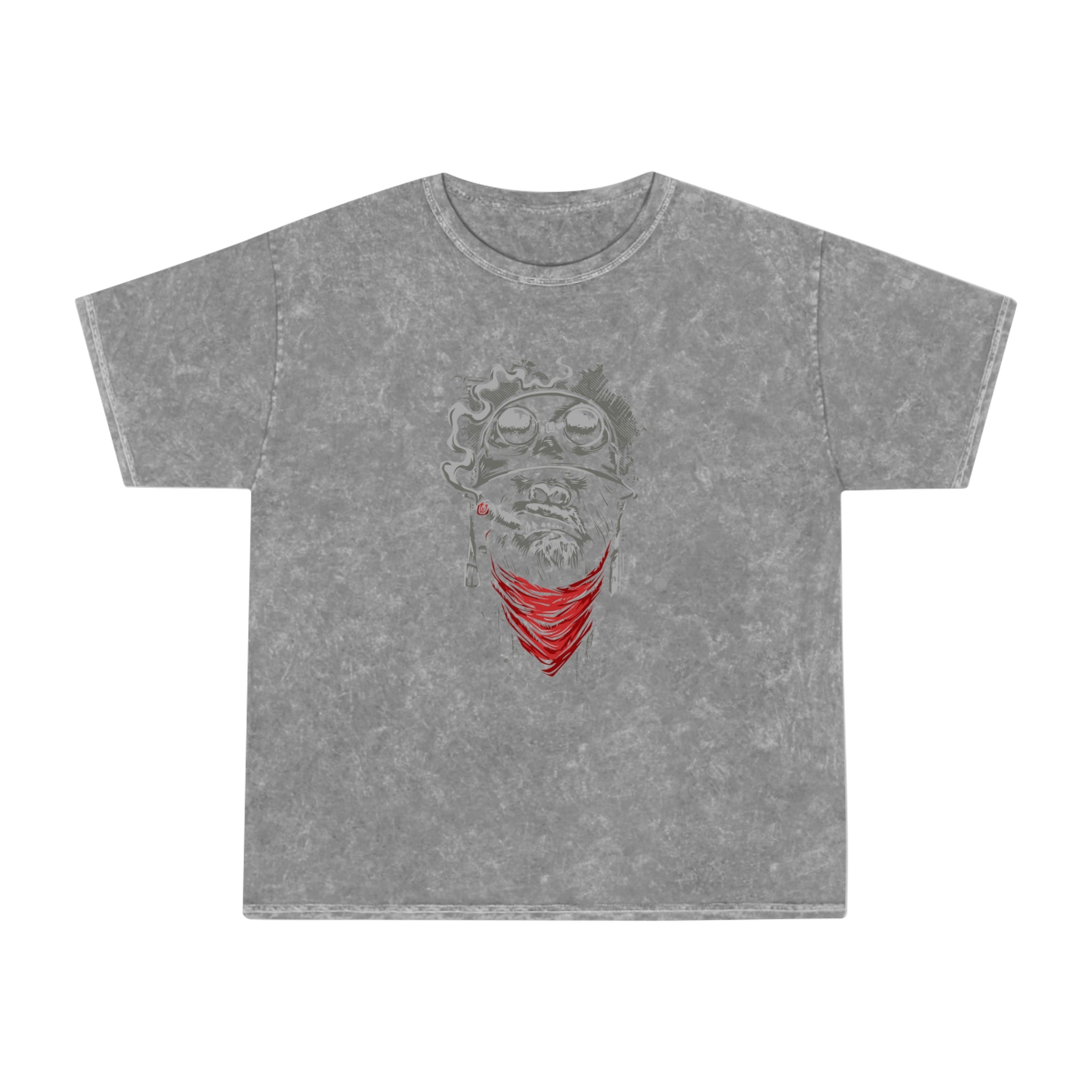 The Smoking Apes Mineral Wash T-Shirt - OtakuSuppliers The Smoking Apes Mineral Wash T-Shirt