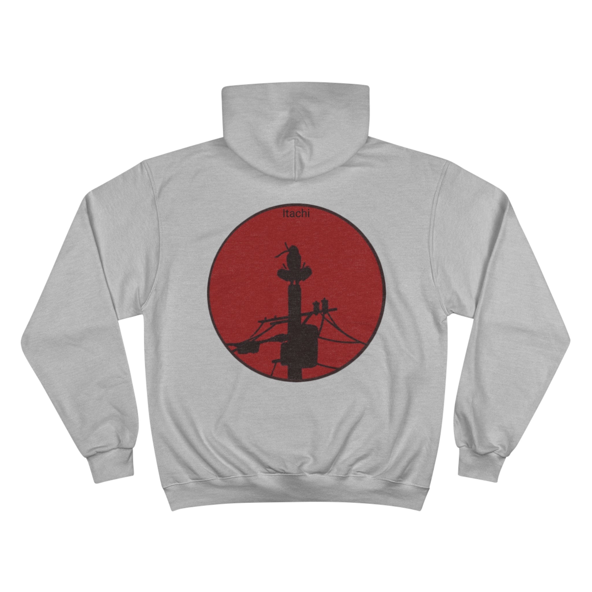 Champion Itachi Hoodie - OtakuSuppliers Champion Itachi Hoodie Light Steel / S