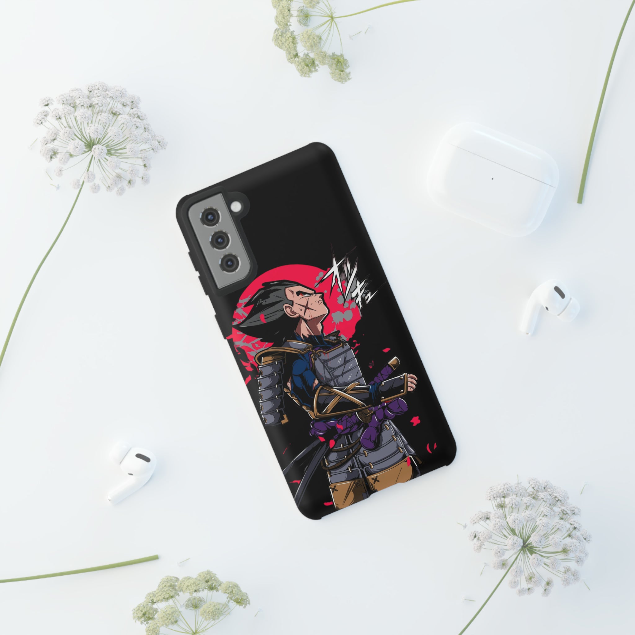 Samurai Vegeta Tough Phone Cases - OtakuSuppliers Samurai Vegeta Tough Phone Cases