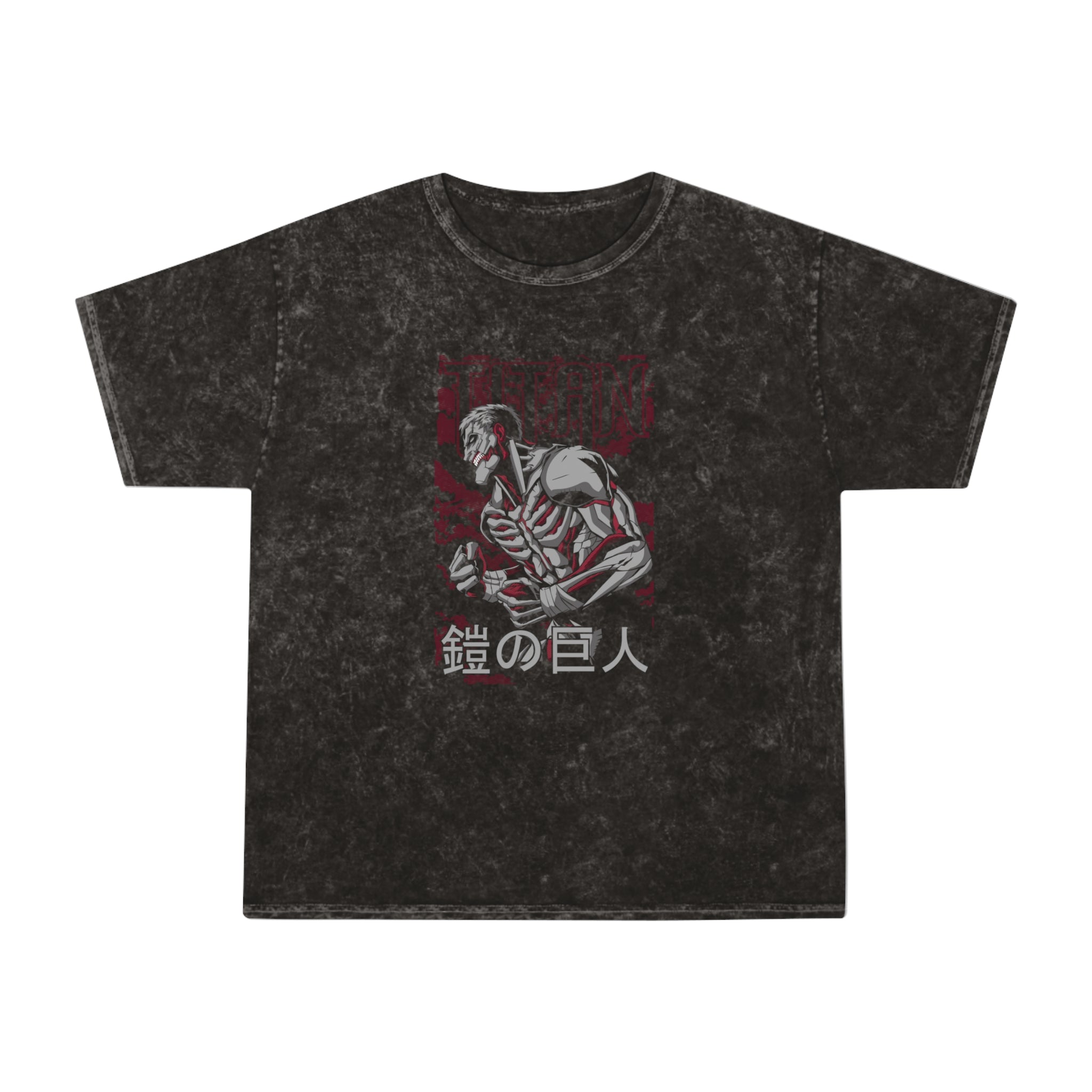 Attack on Titan Armored Titan Mineral Wash T-Shirt - OtakuSuppliers Attack on Titan Armored Titan Mineral Wash T-Shirt