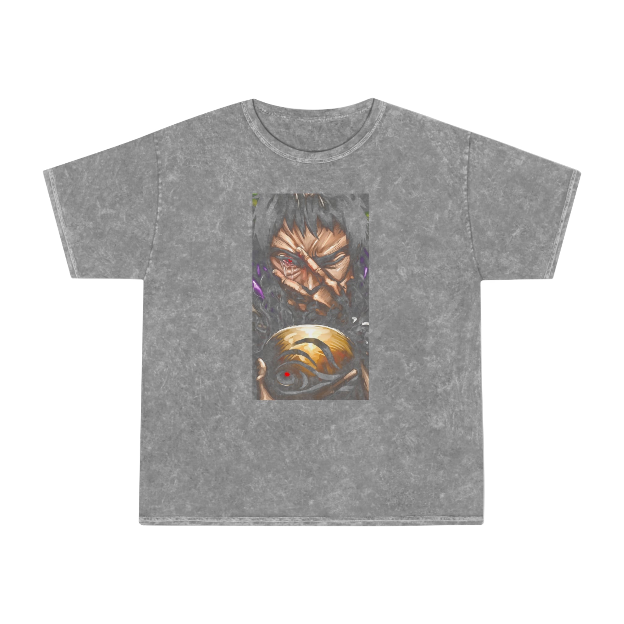 Obito's Tears Mineral Wash Naruto T-Shirt - OtakuSuppliers Obito's Tears Mineral Wash Naruto T-Shirt Mineral Grey / S