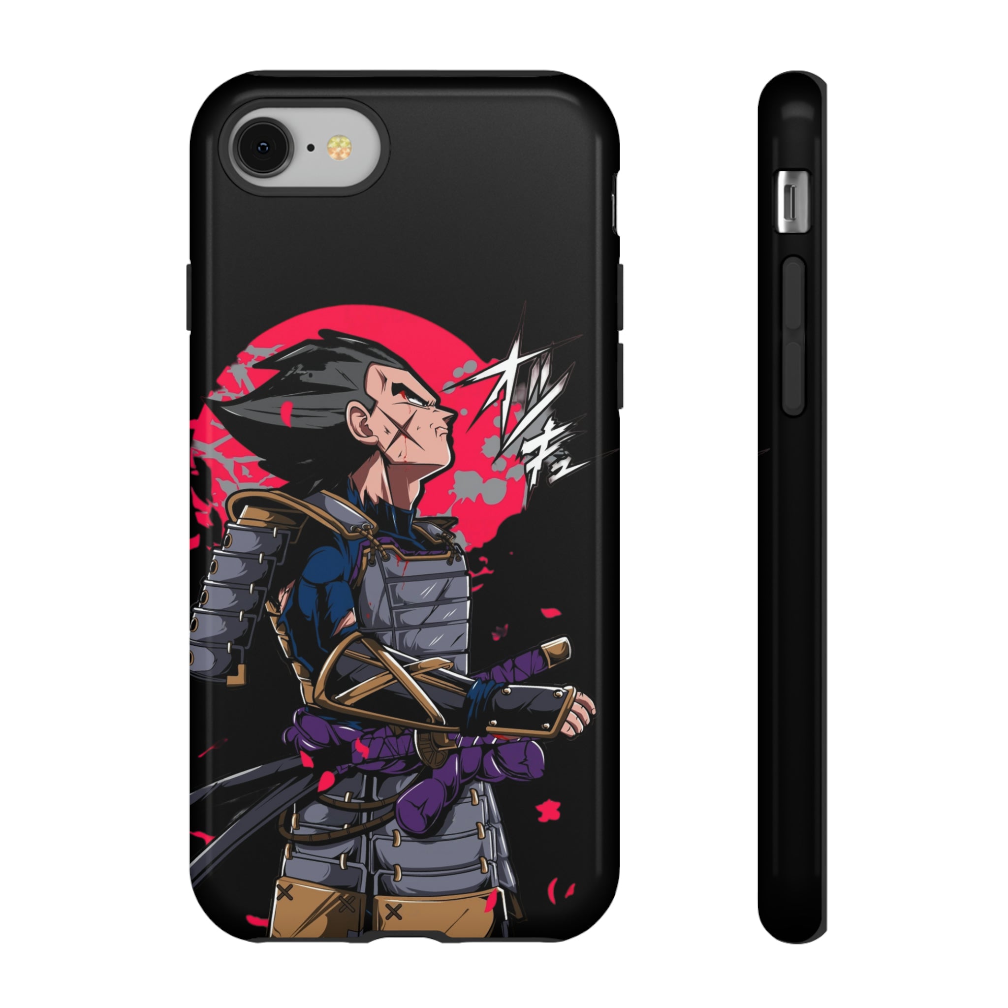 Samurai Vegeta Tough Phone Cases - OtakuSuppliers Samurai Vegeta Tough Phone Cases iPhone 8 / Glossy
