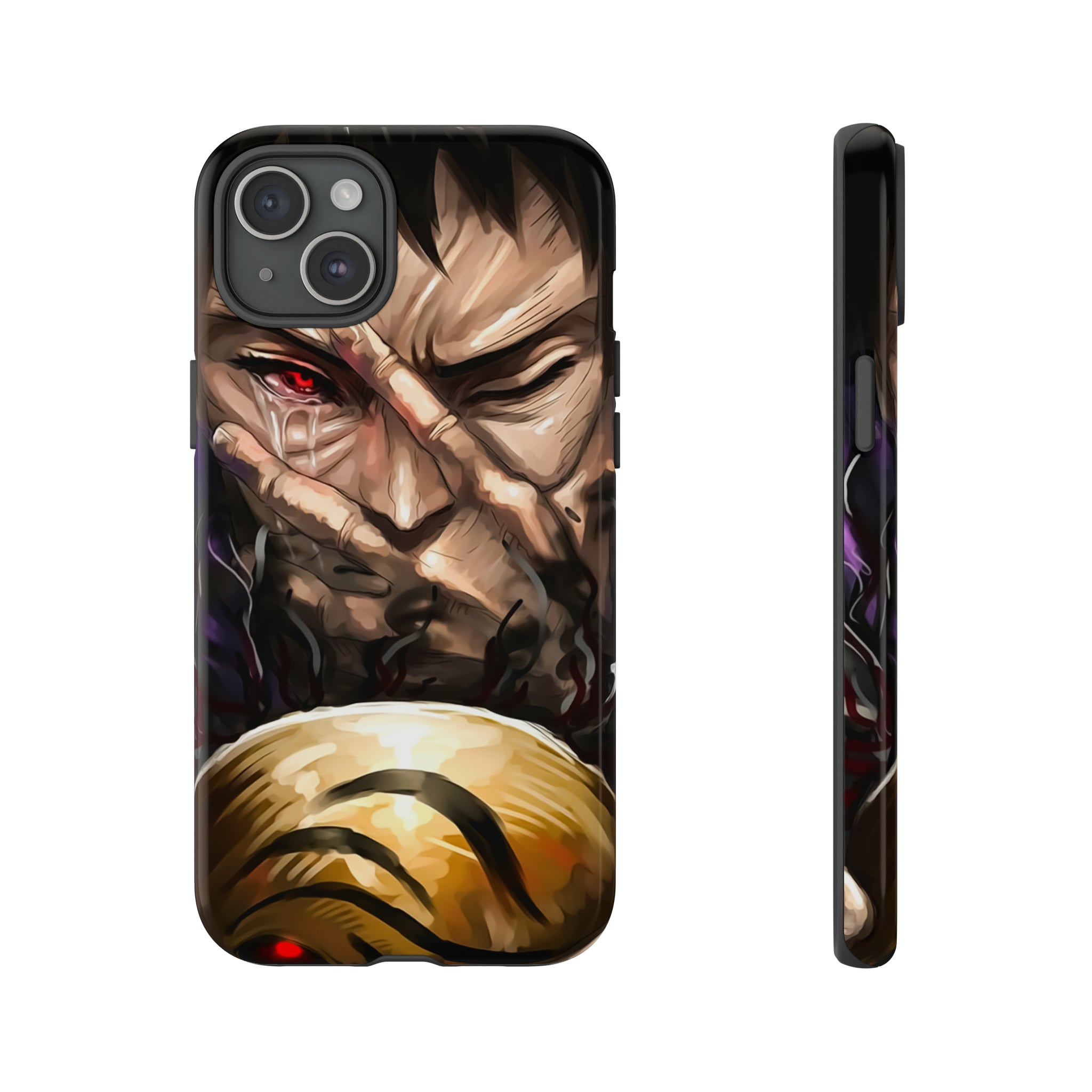 Obito Uchia Tough Phone Cases - OtakuSuppliers Obito Uchia Tough Phone Cases iPhone 15 Plus / Glossy