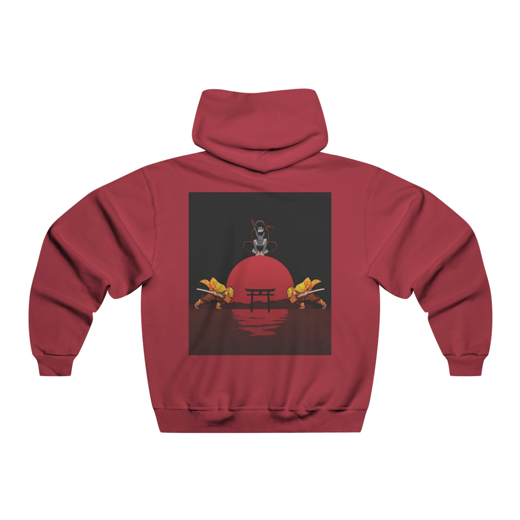 Anime Itachi / Zenistu Essential Hoodie - OtakuSuppliers Anime Itachi / Zenistu Essential Hoodie True Red / S