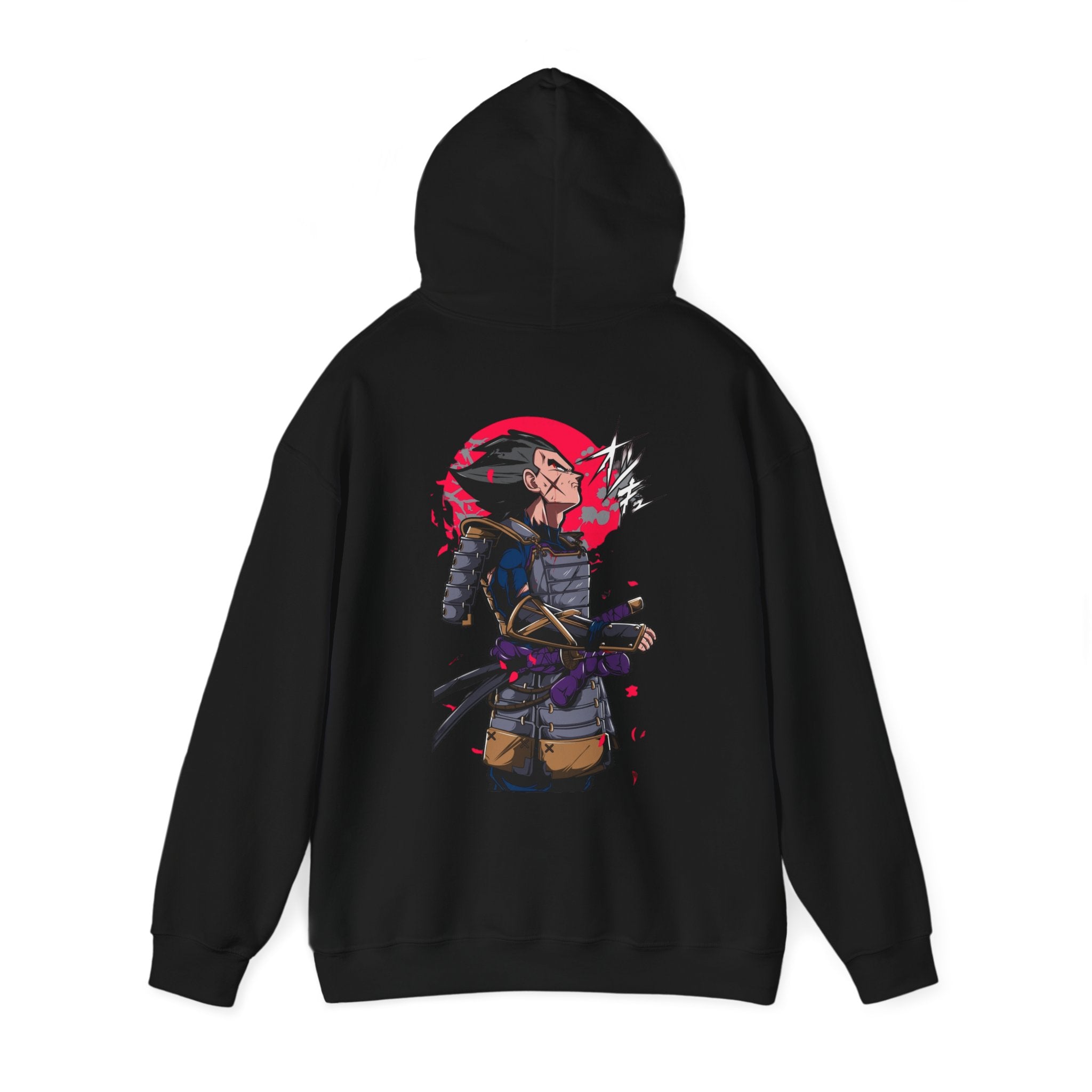 Vegeta Samurai Hoodie - OtakuSuppliers Vegeta Samurai Hoodie Black / S