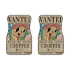Chopper wanted poster Car Mats (2x Front) - OtakuSuppliers Chopper wanted poster Car Mats (2x Front) 2x Front mats