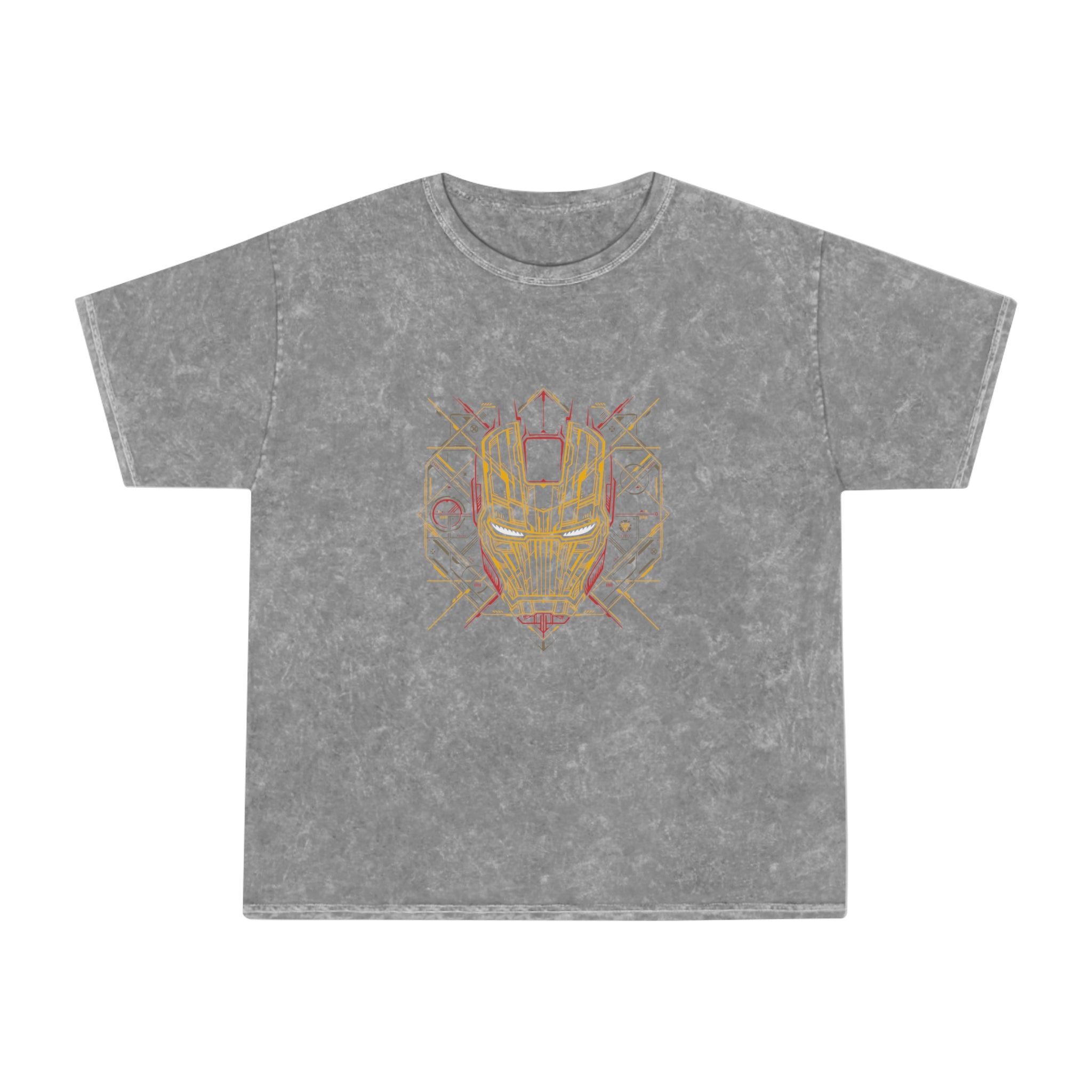 Iron Man Mineral Wash T-Shirt - OtakuSuppliers Iron Man Mineral Wash T-Shirt