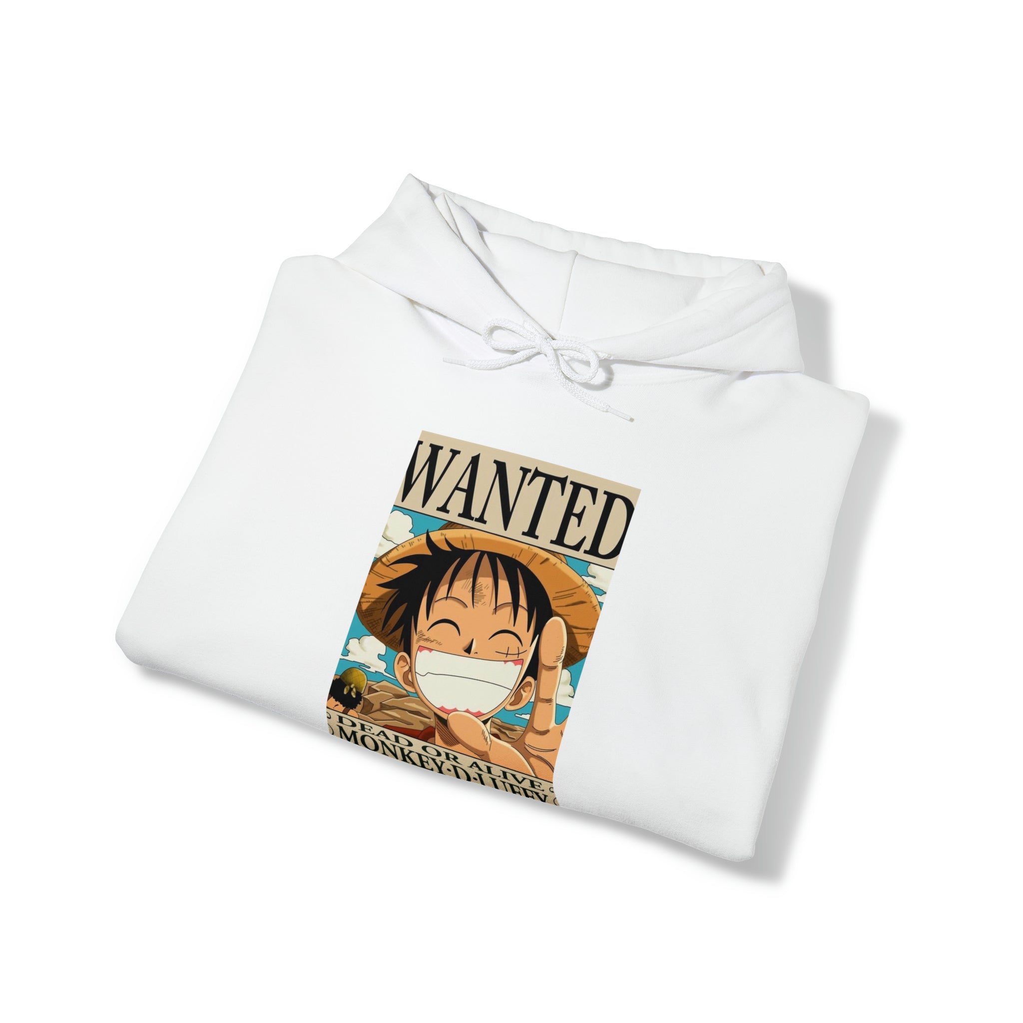 Luffy's Wanted Poster One Piece Hoodie - OtakuSuppliers Luffy's Wanted Poster One Piece Hoodie
