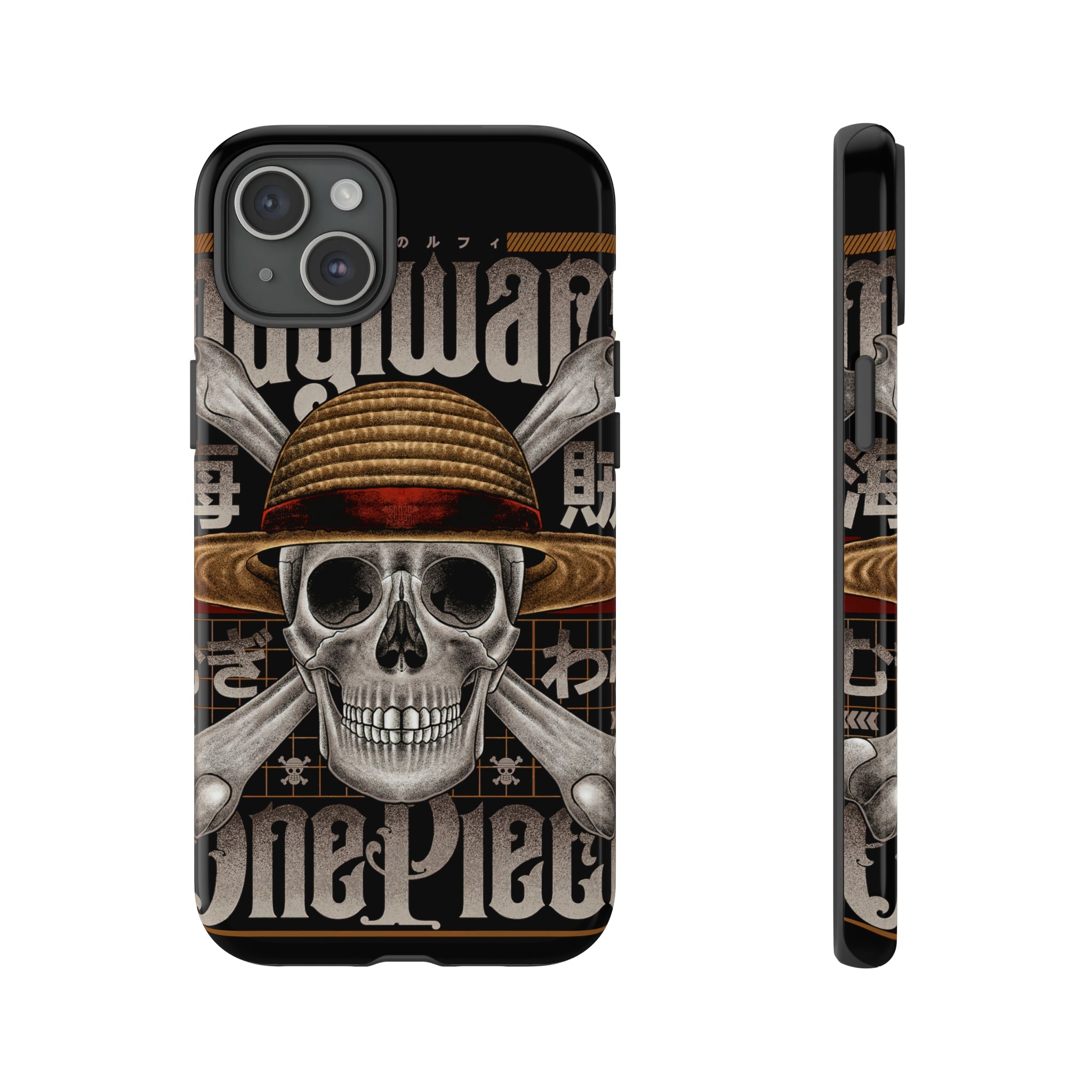 Mugiwara One Piece Tough Phone Cases - OtakuSuppliers Mugiwara One Piece Tough Phone Cases iPhone 15 Plus / Glossy