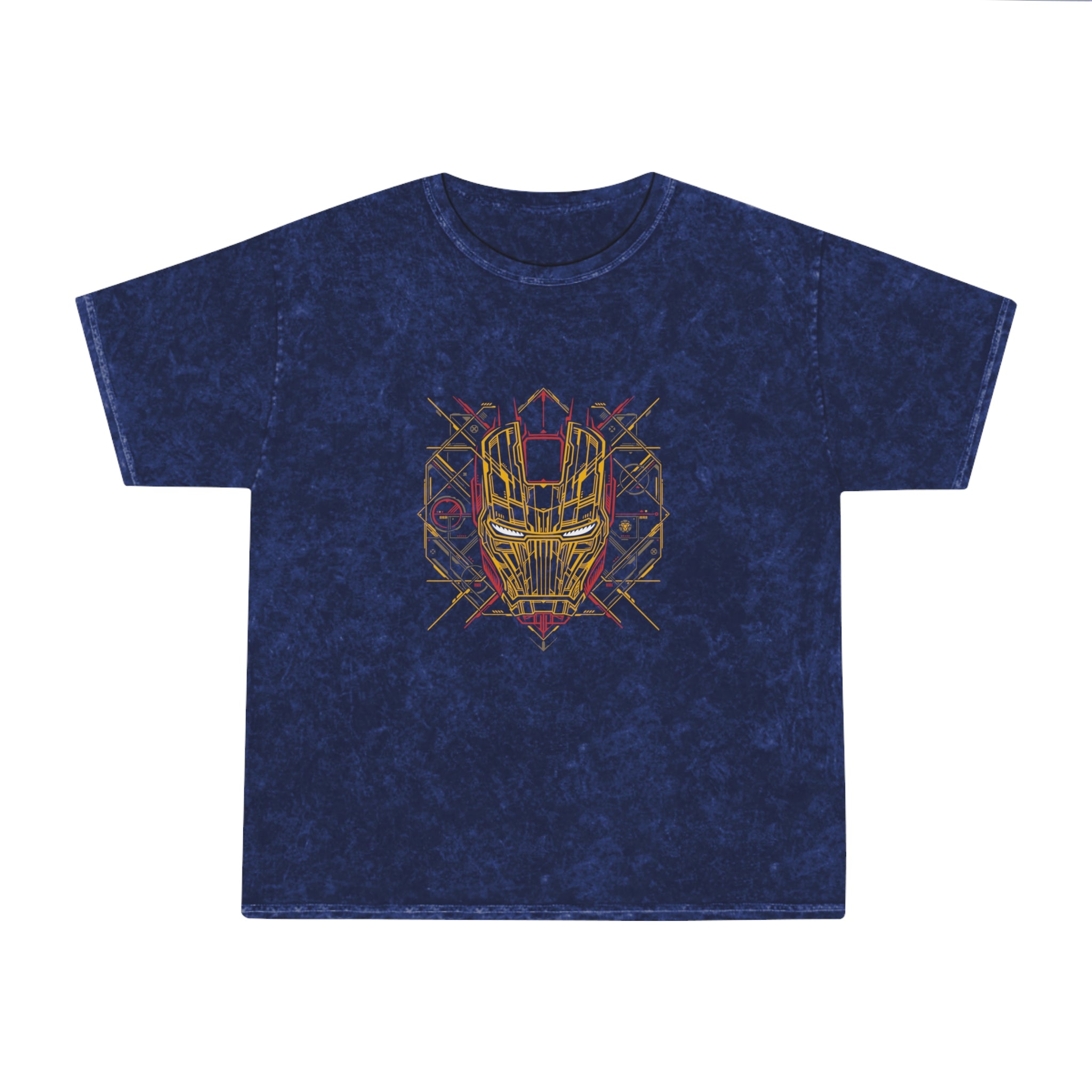 Iron Man Mineral Wash T-Shirt - OtakuSuppliers Iron Man Mineral Wash T-Shirt
