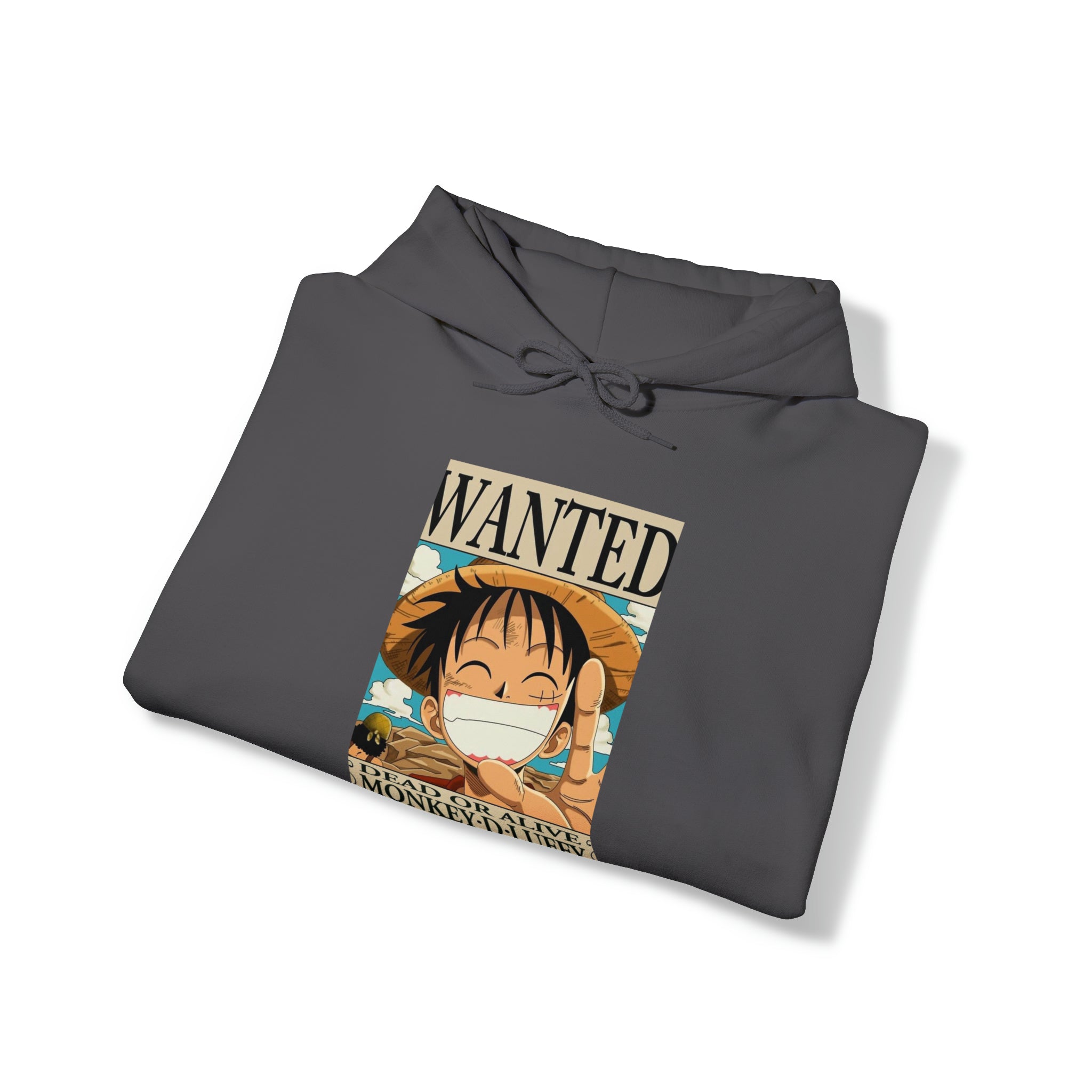 Luffy's Wanted Poster One Piece Hoodie - OtakuSuppliers Luffy's Wanted Poster One Piece Hoodie