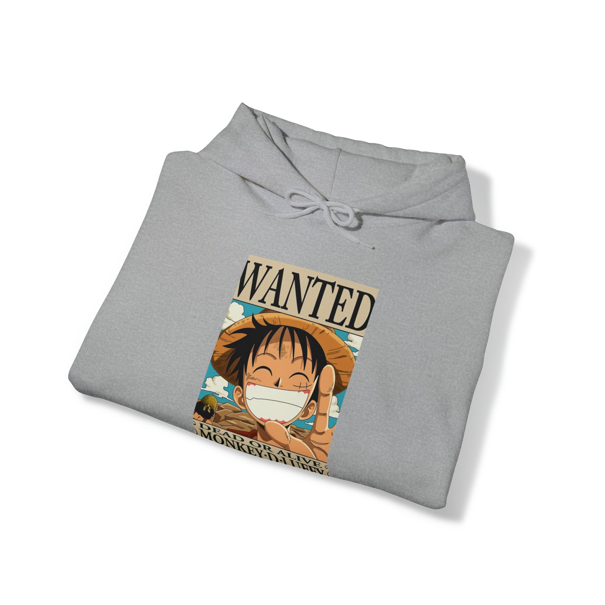 Luffy's Wanted Poster One Piece Hoodie - OtakuSuppliers Luffy's Wanted Poster One Piece Hoodie
