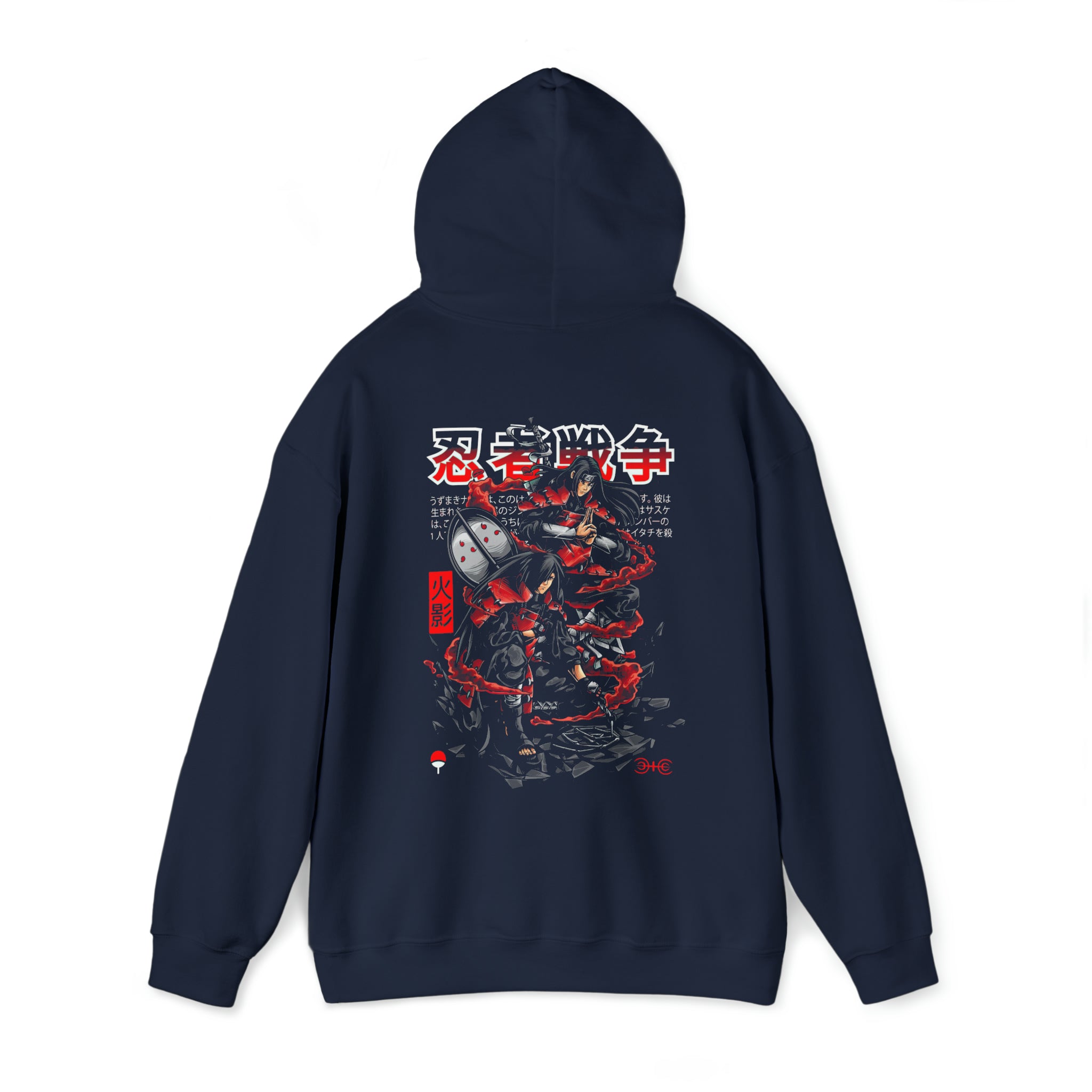 Hashirama and Madara Naruto Hoodie - OtakuSuppliers Hashirama and Madara Naruto Hoodie Navy / S