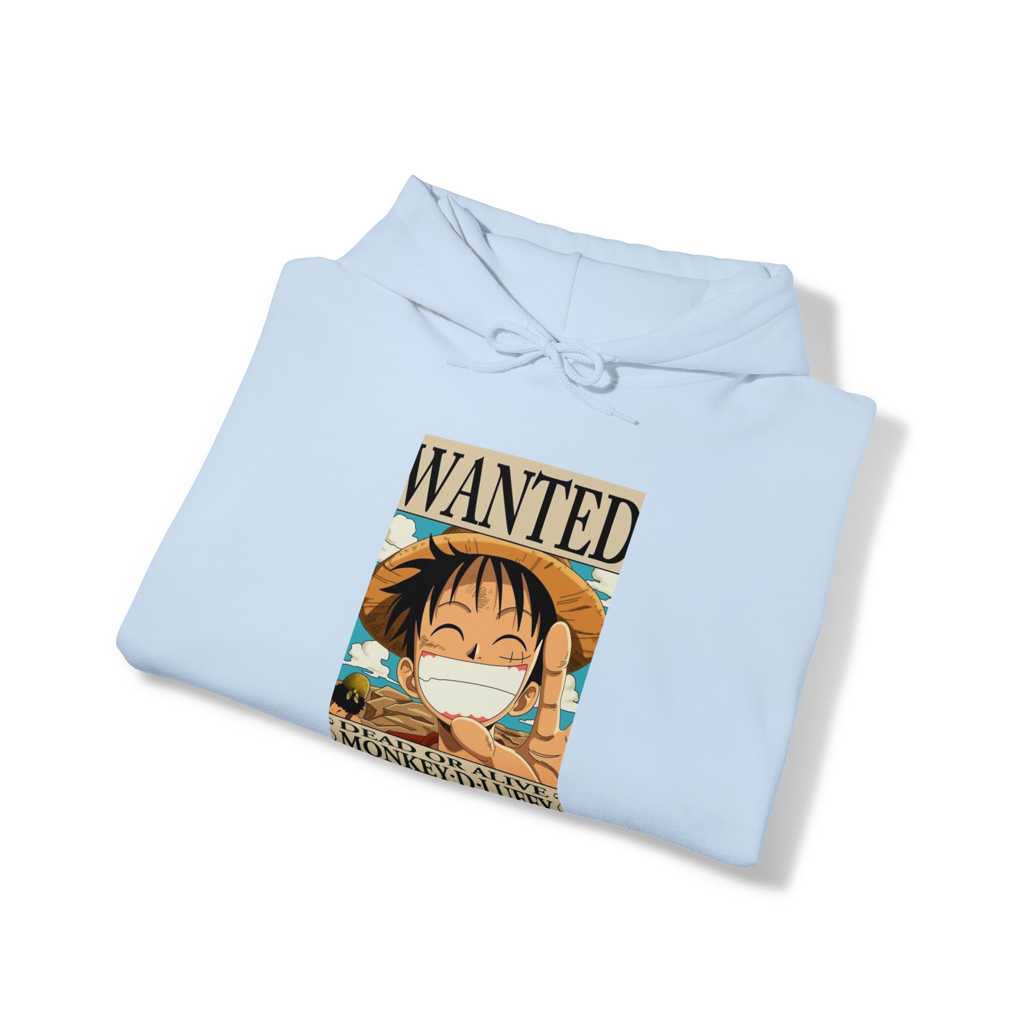 Luffy's Wanted Poster One Piece Hoodie - OtakuSuppliers Luffy's Wanted Poster One Piece Hoodie