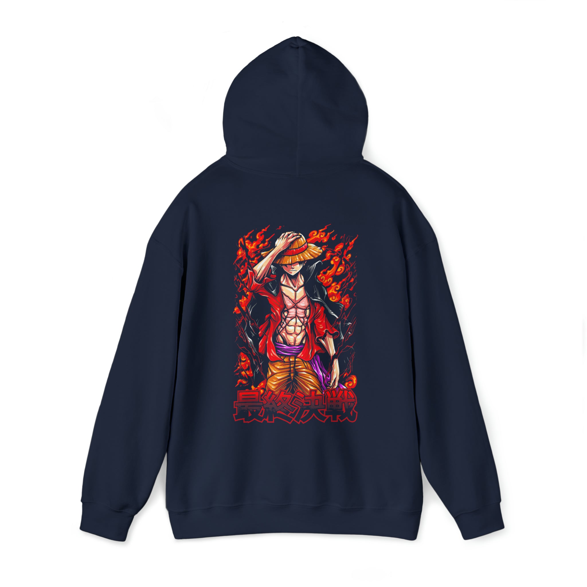 Beast Mode Luffy One Piece Hoodie - OtakuSuppliers Beast Mode Luffy One Piece Hoodie Navy / S