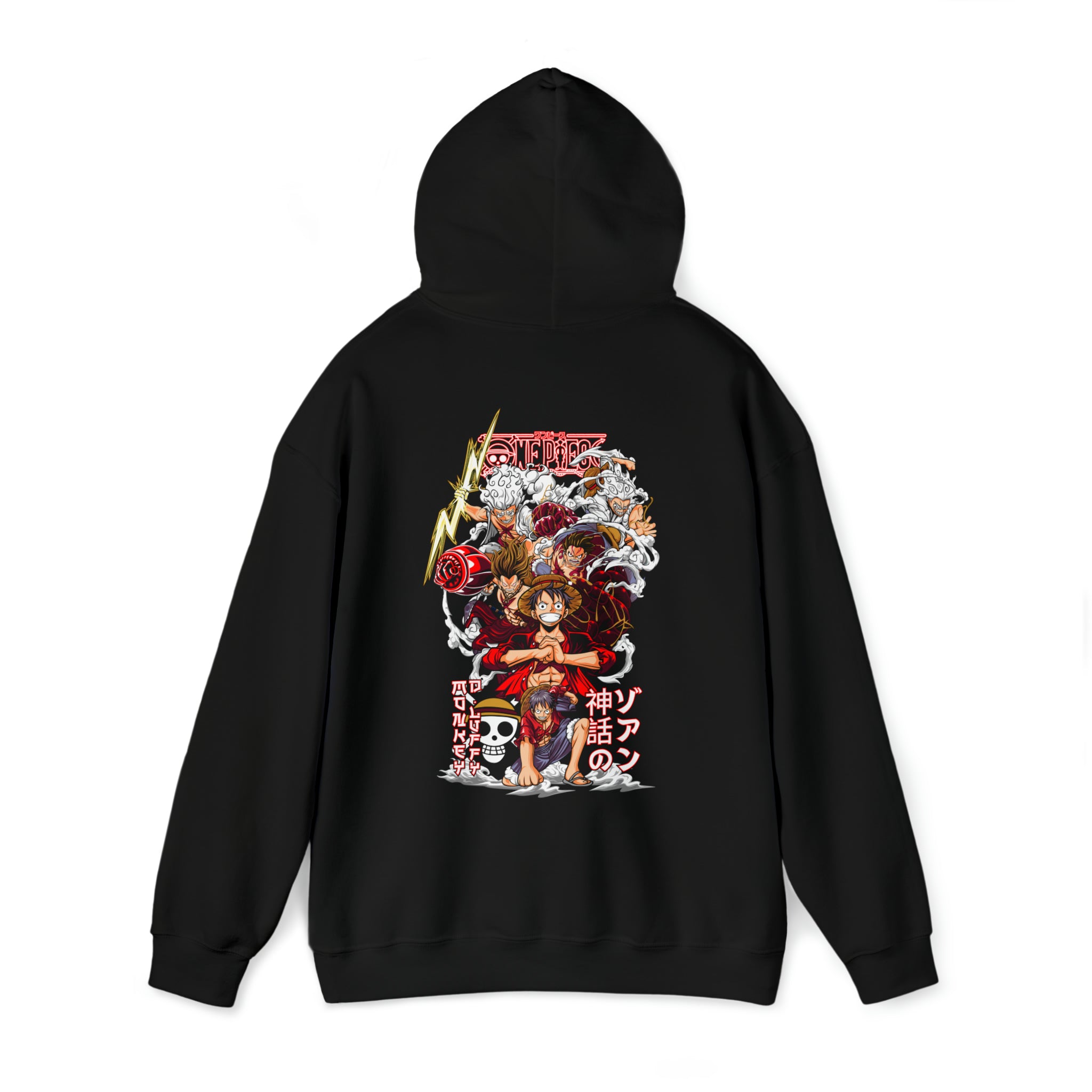 Gear Series Luffy One Piece Hoodie - OtakuSuppliers Gear Series Luffy One Piece Hoodie