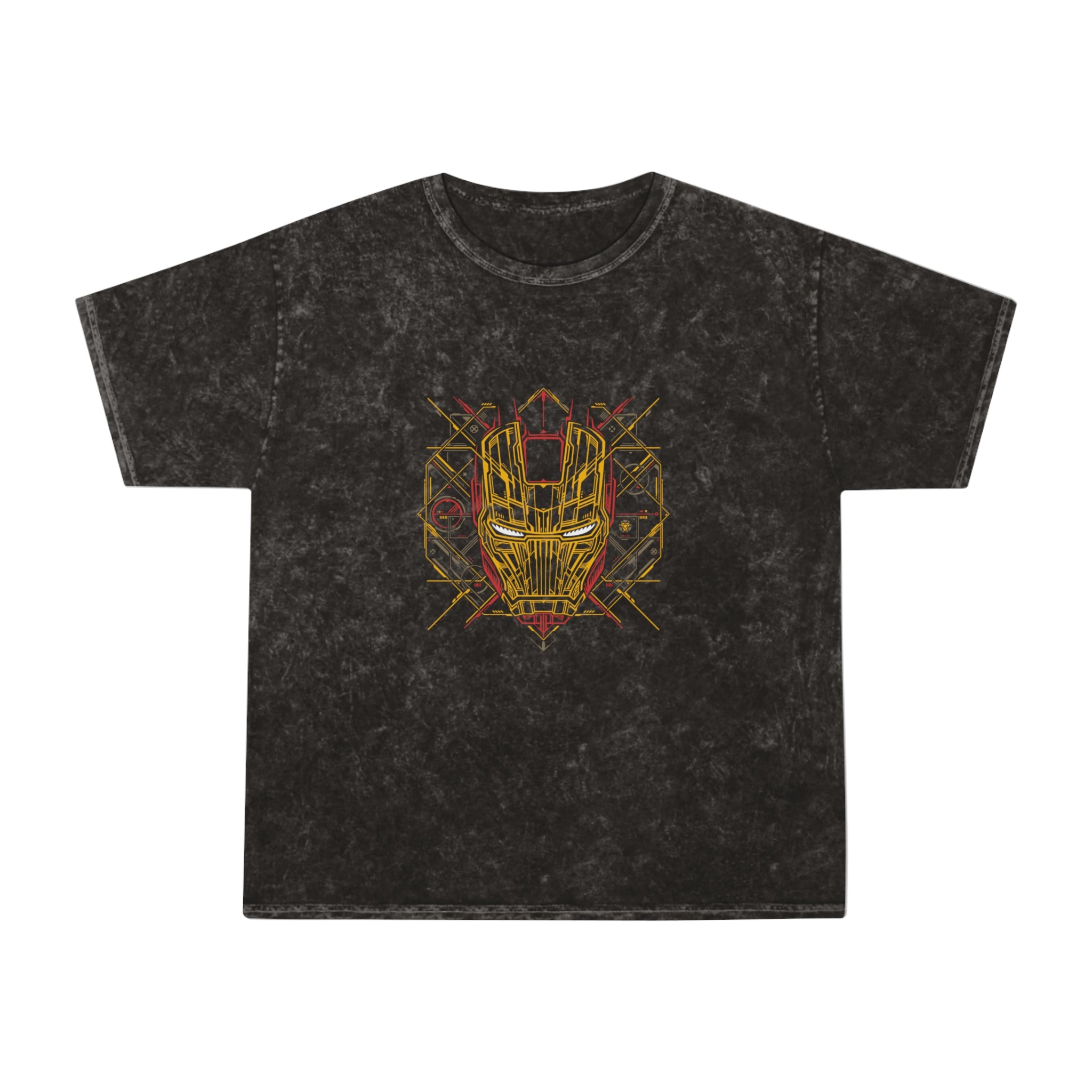 Iron Man Mineral Wash T-Shirt - OtakuSuppliers Iron Man Mineral Wash T-Shirt