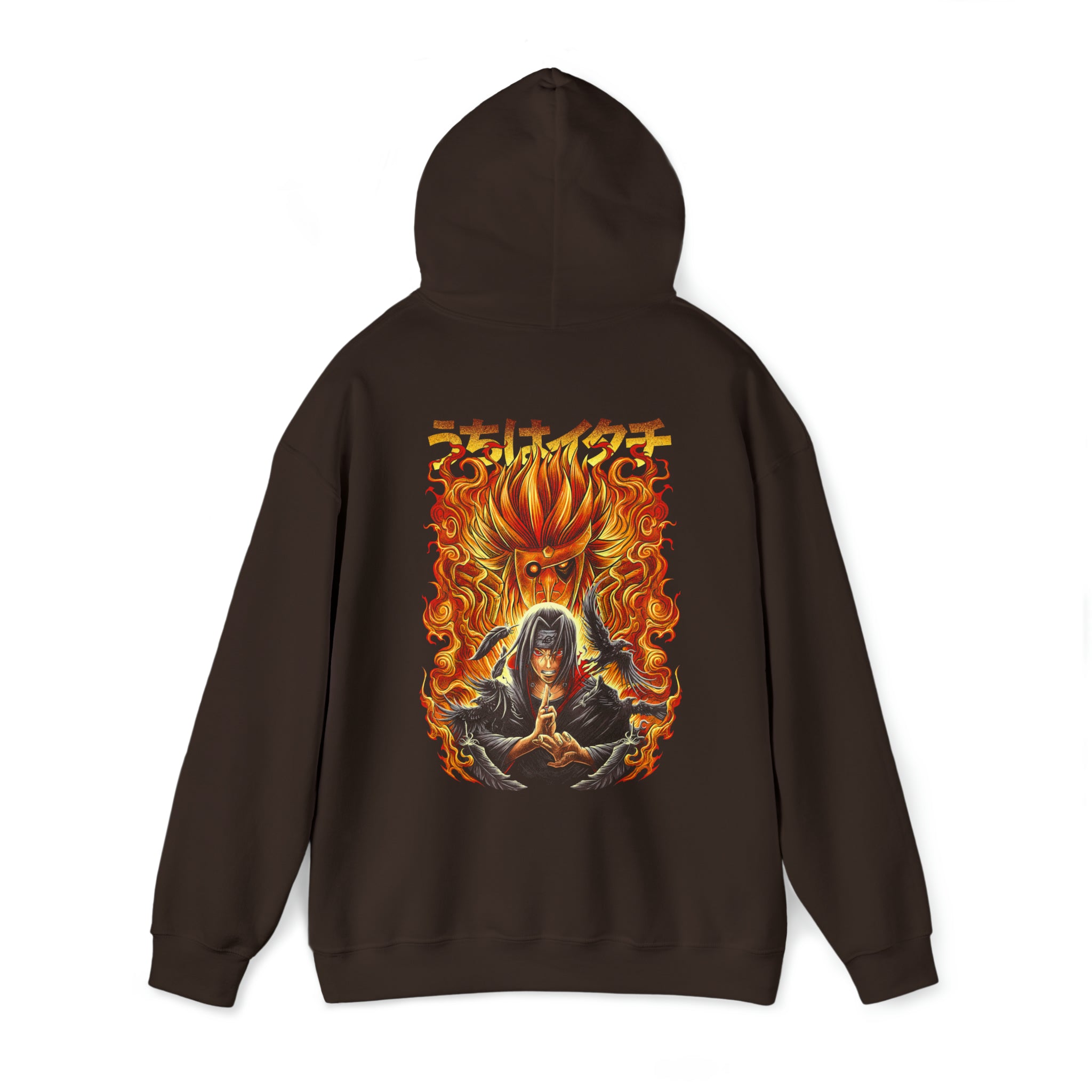 Itachi Susano Unleashed Hoodie - OtakuSuppliers Itachi Susano Unleashed Hoodie Dark Chocolate / S