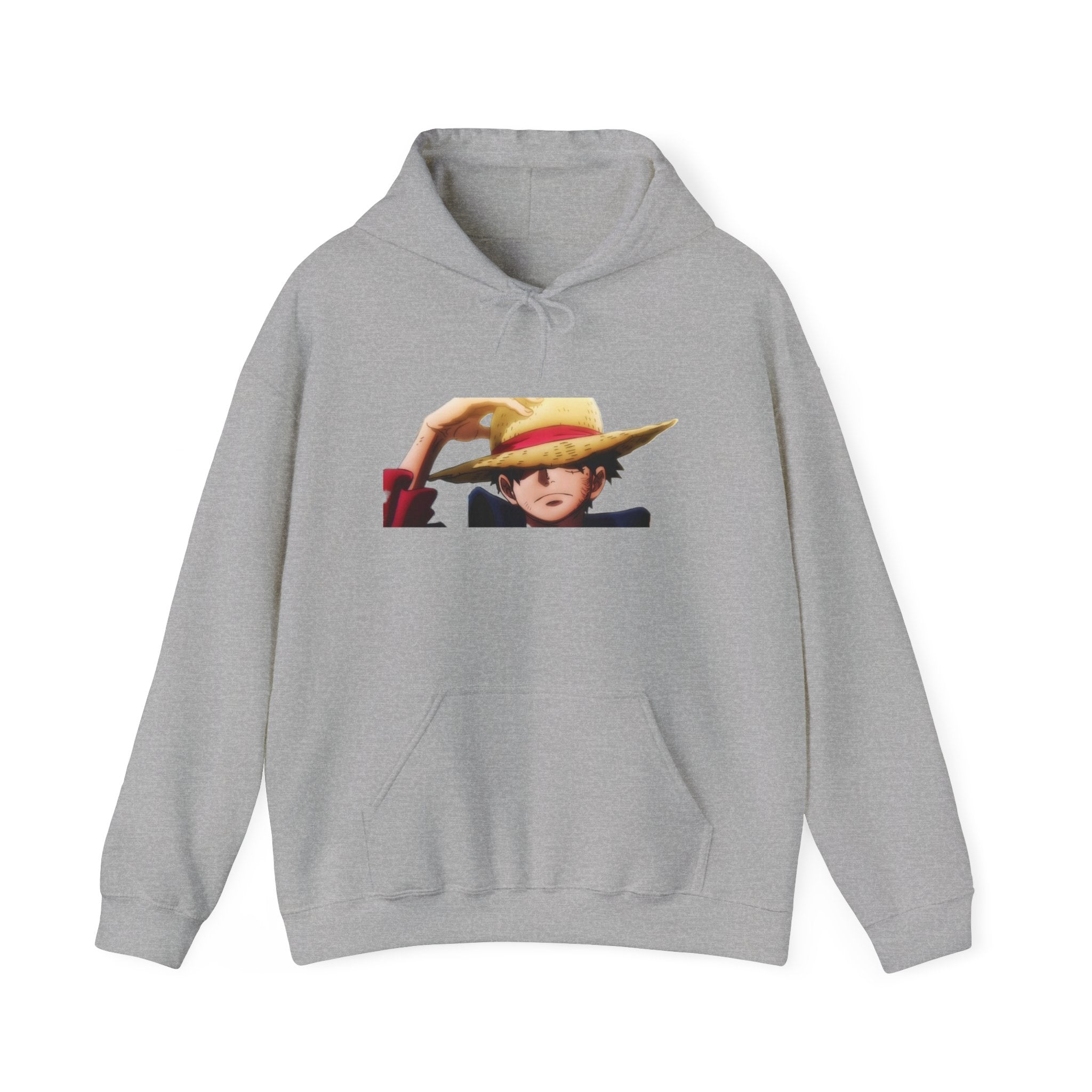 Luffy One Piece Hoodie - OtakuSuppliers Luffy One Piece Hoodie Sport Grey / S
