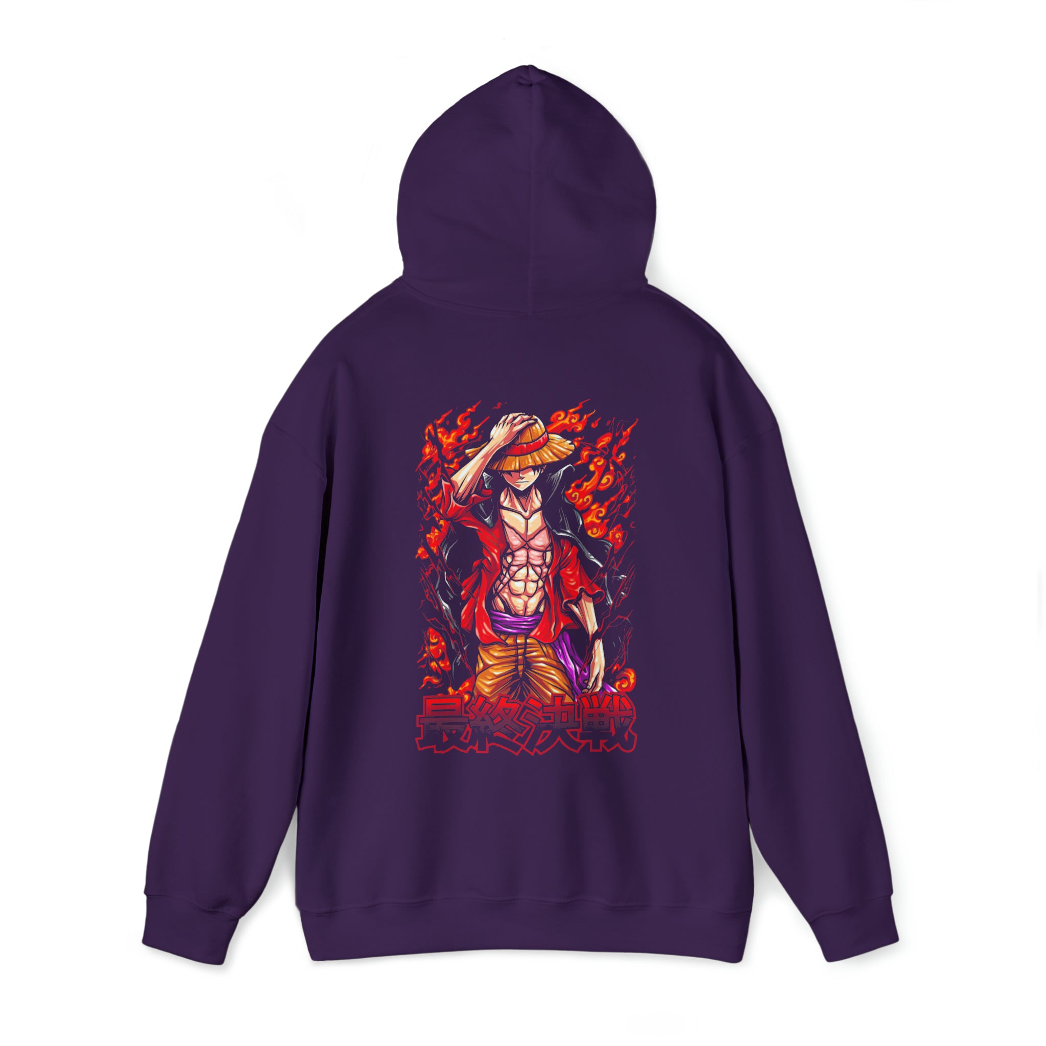 Beast Mode Luffy One Piece Hoodie - OtakuSuppliers Beast Mode Luffy One Piece Hoodie Purple / S