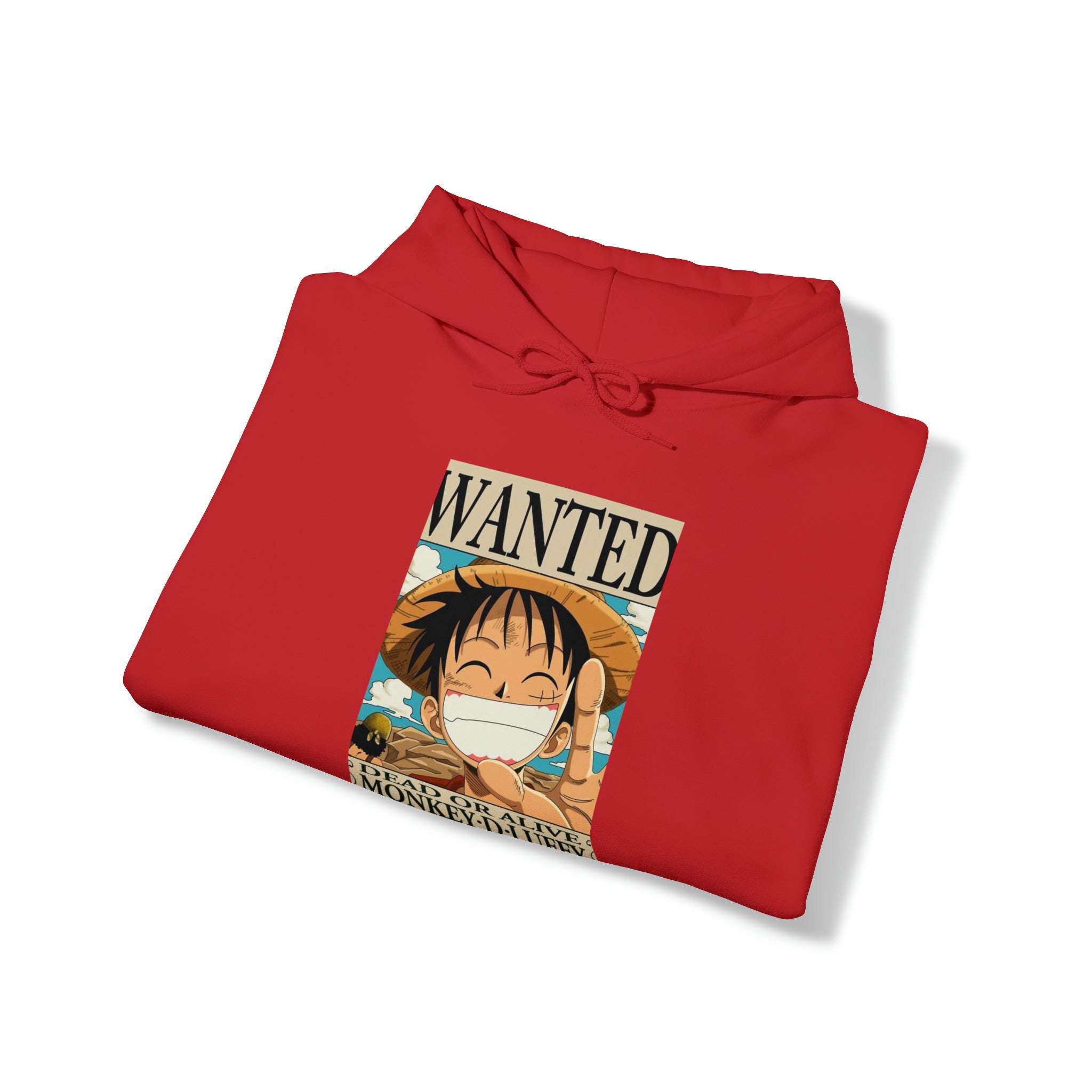 Luffy's Wanted Poster One Piece Hoodie - OtakuSuppliers Luffy's Wanted Poster One Piece Hoodie