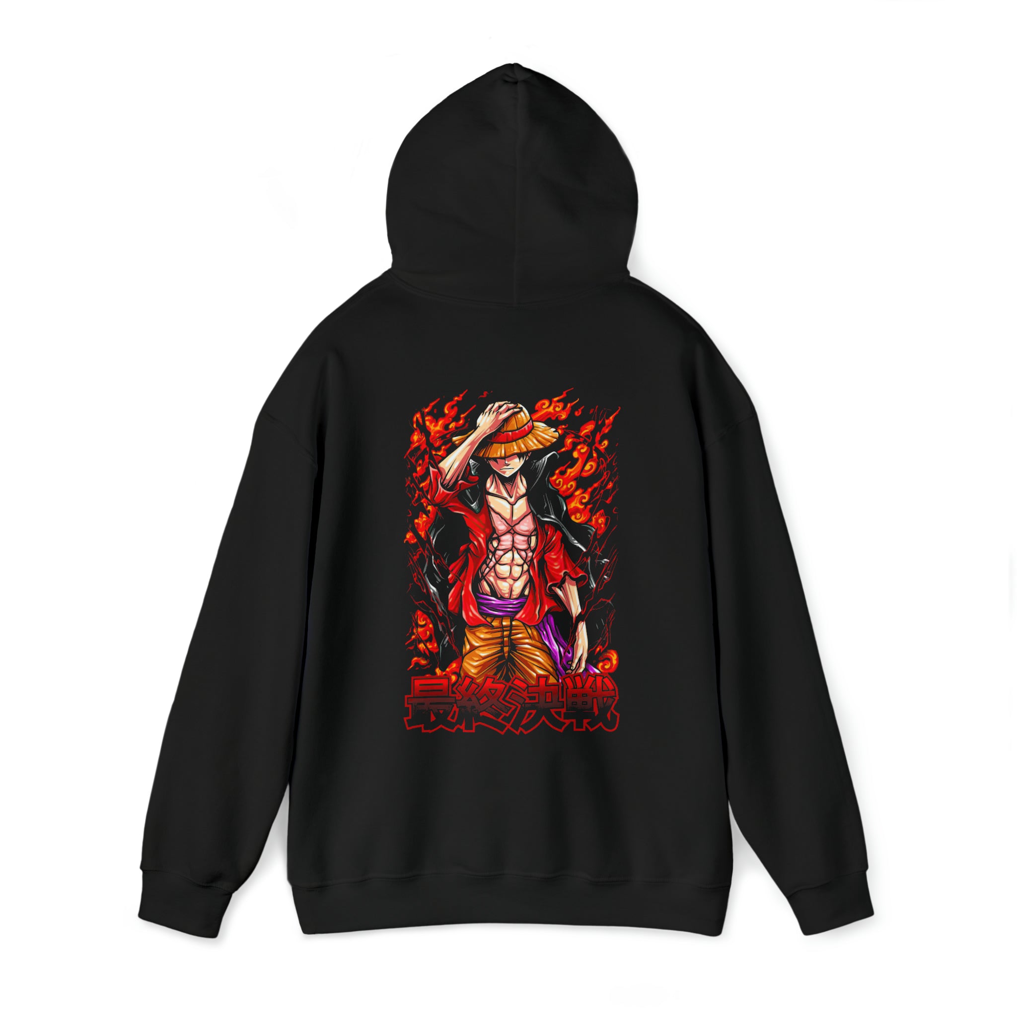 Beast Mode Luffy One Piece Hoodie - OtakuSuppliers Beast Mode Luffy One Piece Hoodie Black / S