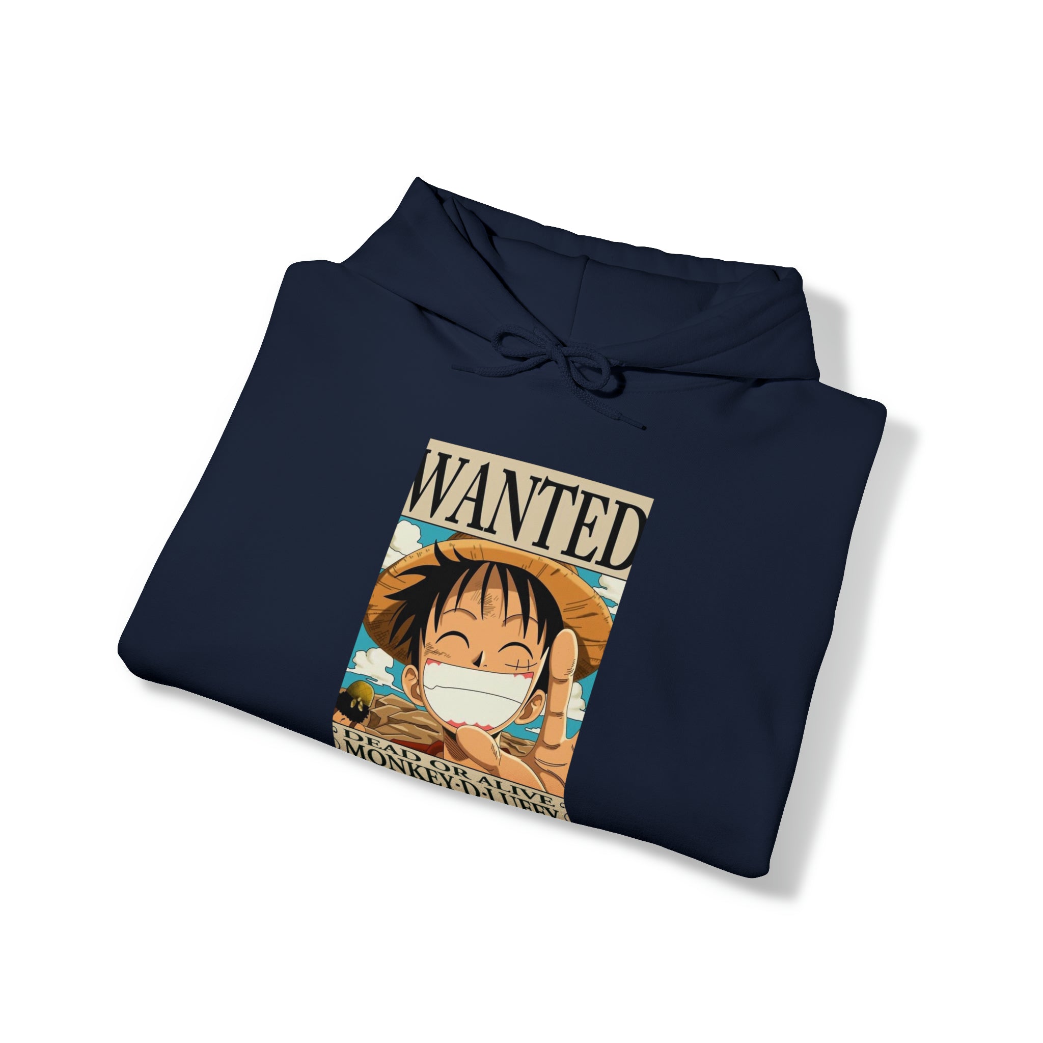 Luffy's Wanted Poster One Piece Hoodie - OtakuSuppliers Luffy's Wanted Poster One Piece Hoodie