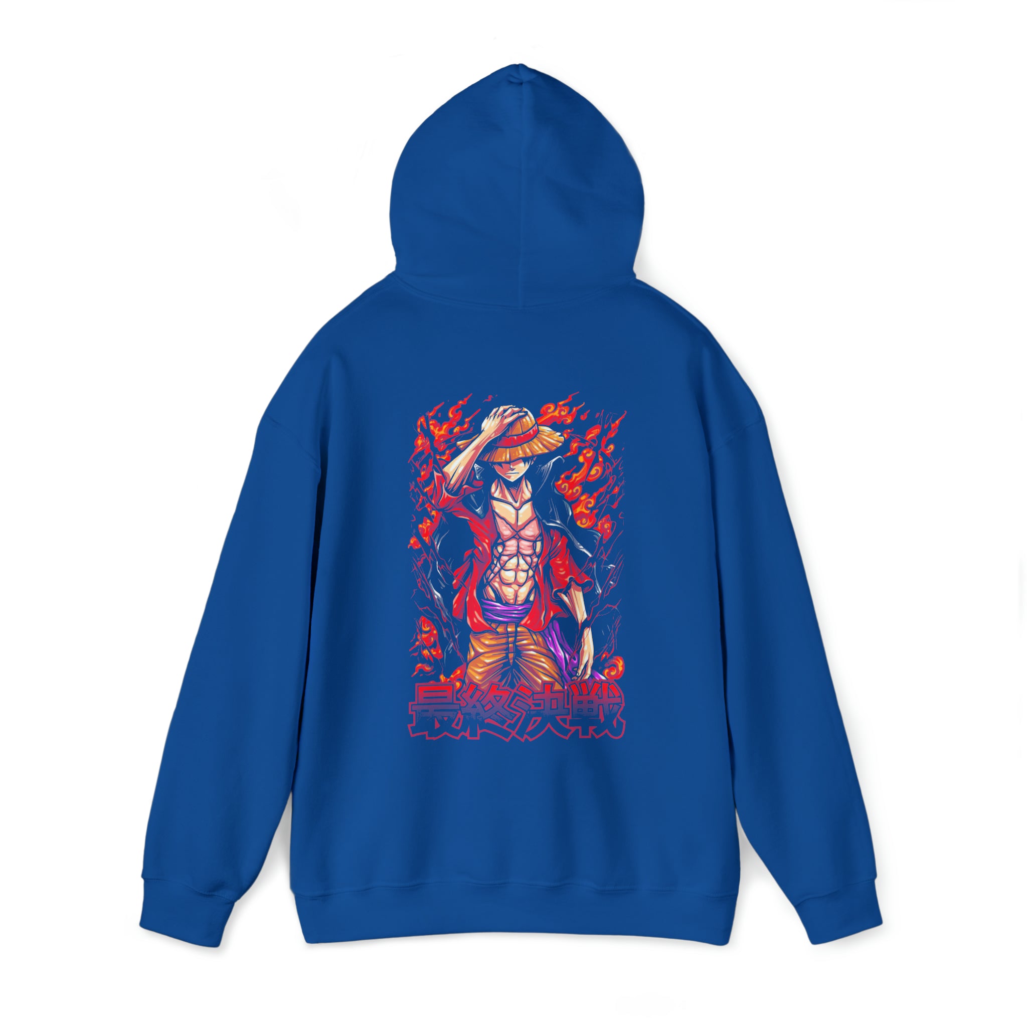 Beast Mode Luffy One Piece Hoodie - OtakuSuppliers Beast Mode Luffy One Piece Hoodie Royal / S