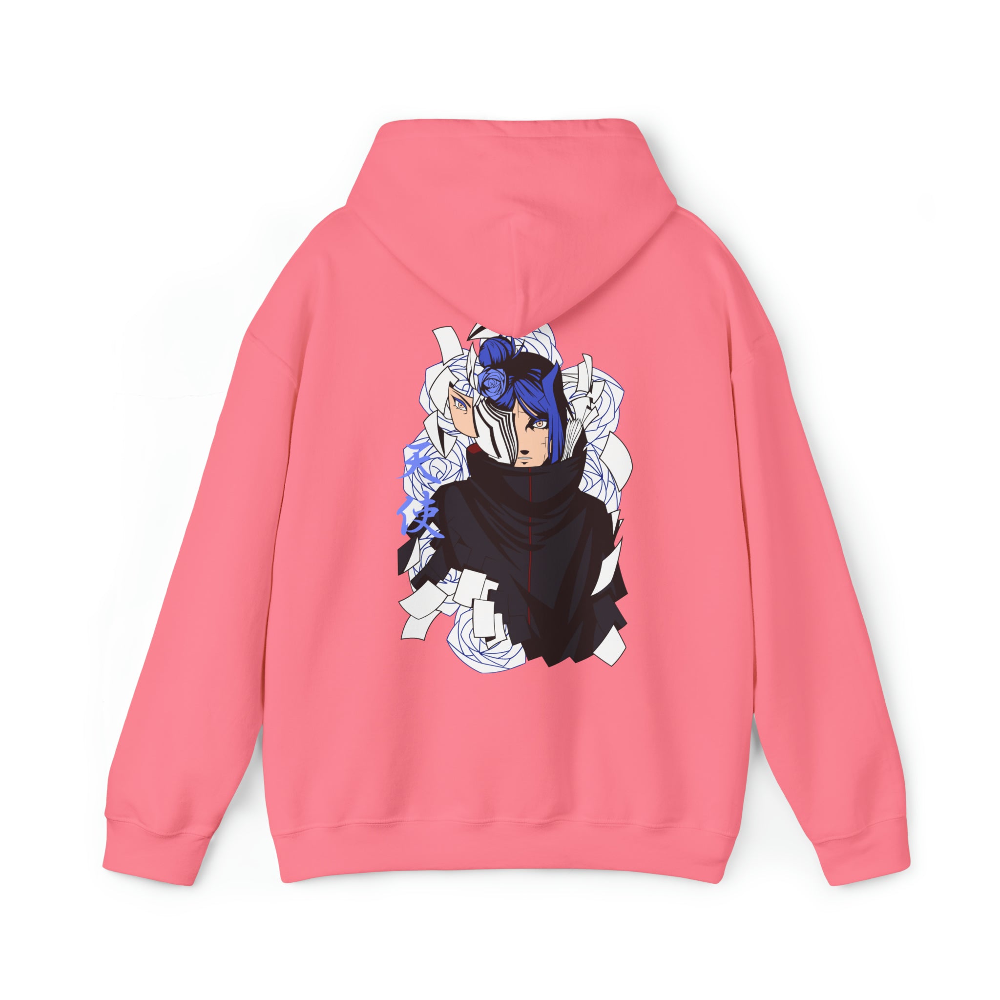 Konan Naruto Hoodie - OtakuSuppliers Konan Naruto Hoodie Safety Pink / S