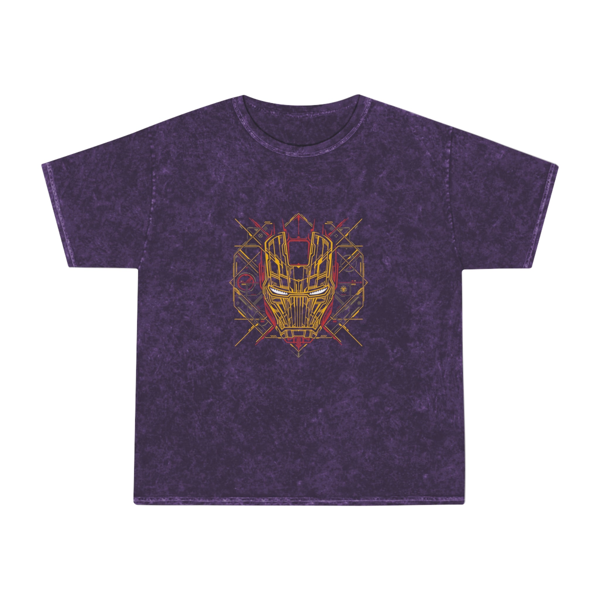 Iron Man Mineral Wash T-Shirt - OtakuSuppliers Iron Man Mineral Wash T-Shirt
