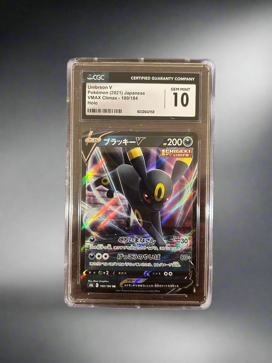 Umbreon V CGC GEM MINT 10 Japanese - OtakuSuppliers
