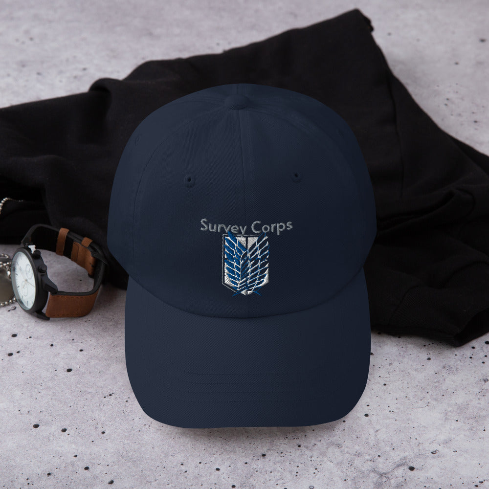 Survey Corps AOT hat - OtakuSuppliers Survey Corps AOT hat Navy