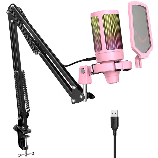 Gaming Microphone Kit - OtakuSuppliers Gaming Microphone Kit Pink