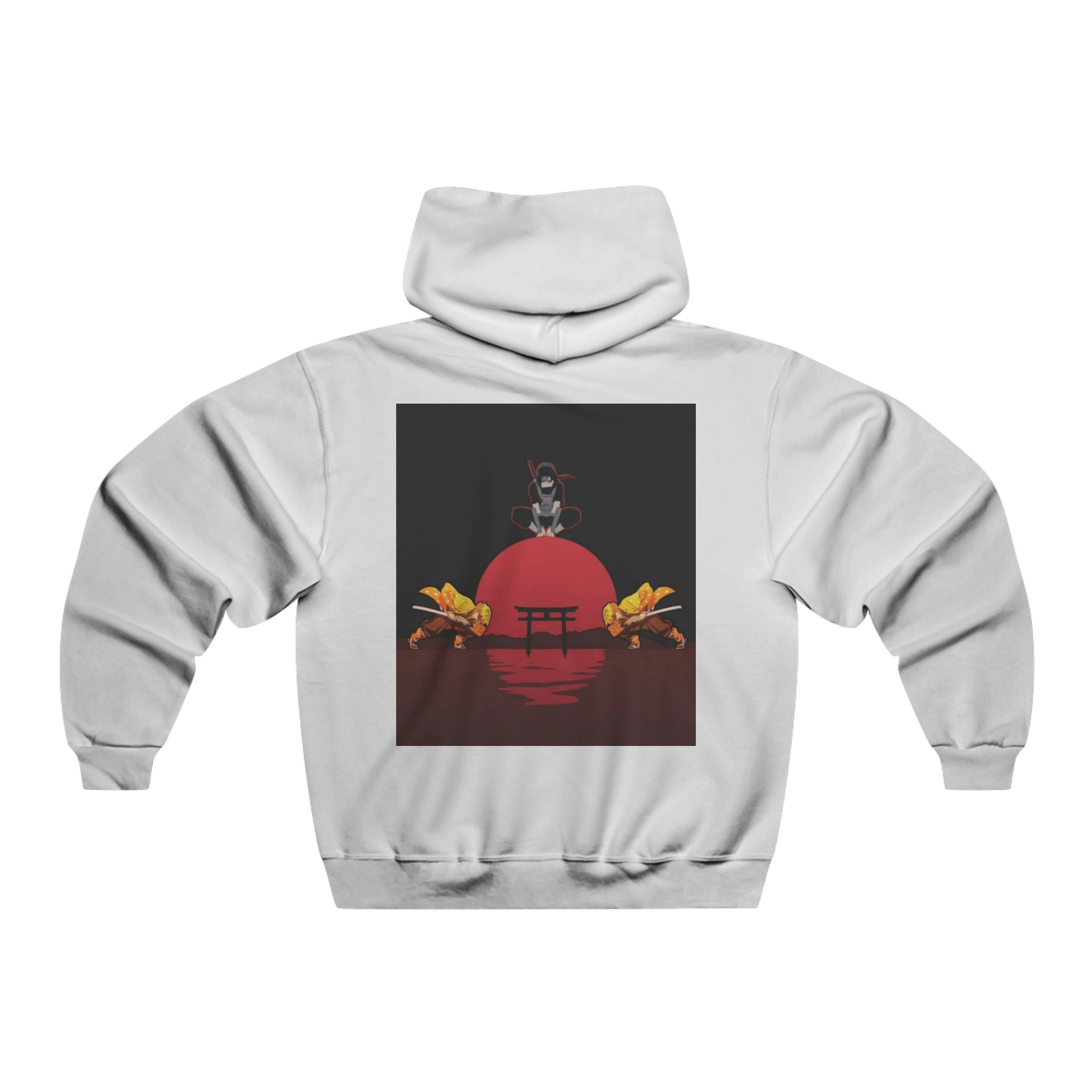 Anime Itachi / Zenistu Essential Hoodie - OtakuSuppliers Anime Itachi / Zenistu Essential Hoodie White / S